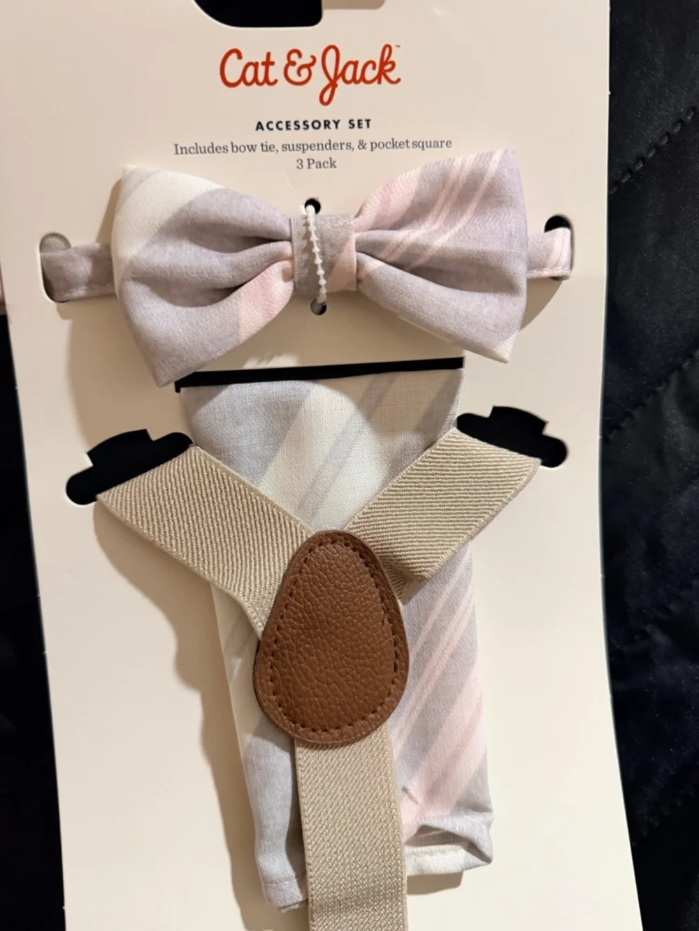 Kohl's and Bespoke Tie & Bow Tie Accessory Set in Green, Cream, White
